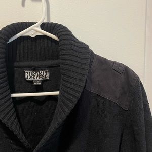 Trash Noveau Large Black Cardigan